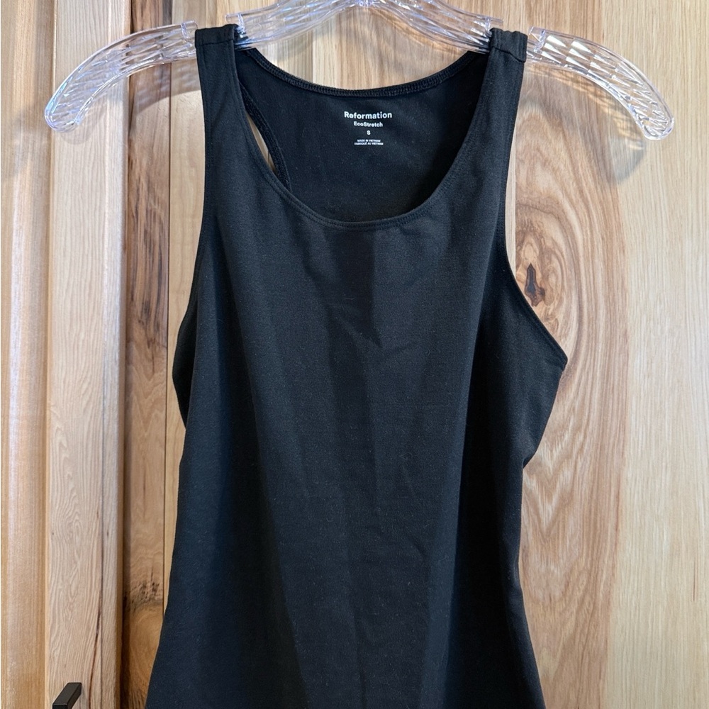 Reformation Ecostretch Black Basic Minimalist Bod… - image 4